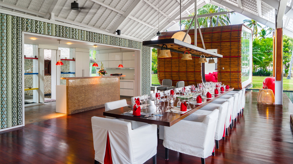 Villa Sapi - Dining area design